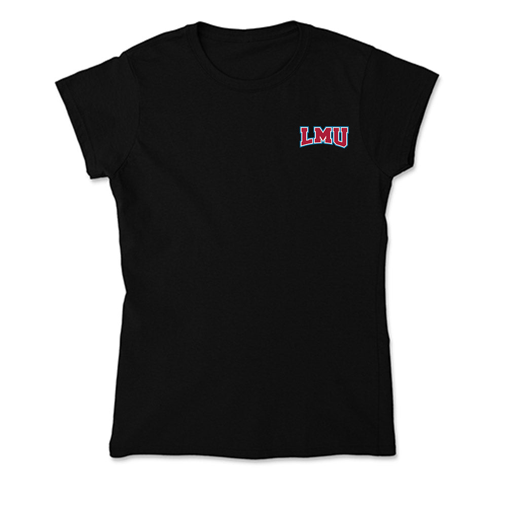 LMU - NCAA Men's Soccer : Skyler Wright - Soft Style Women’s T-Shirt-0