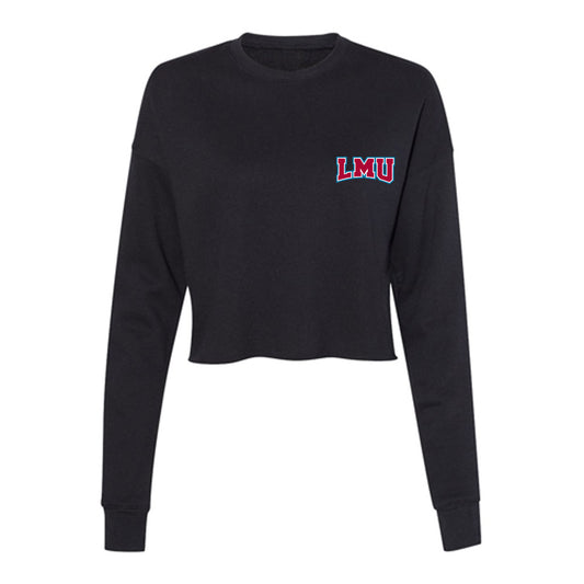 LMU - NCAA Baseball : Lucas Gabay - Women's Cropped Crew Fleece-0