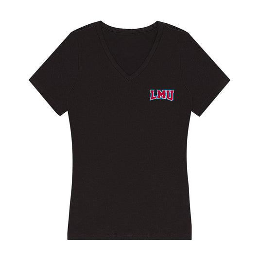 LMU - NCAA Baseball : Niko Riera - Women's V-Neck T-Shirt-0