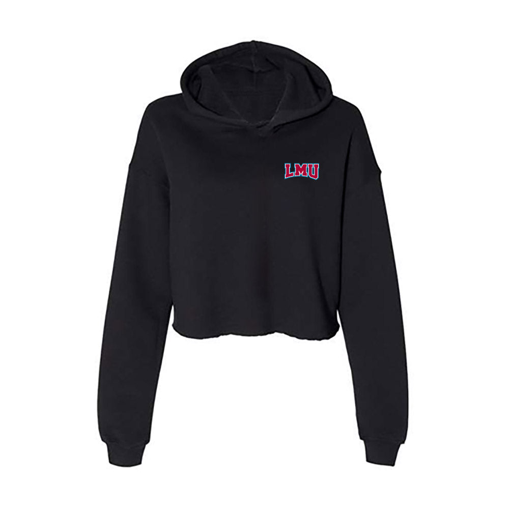 LMU - NCAA Baseball : Jacob Fried - Women's Crop Fleece Hoodie-0