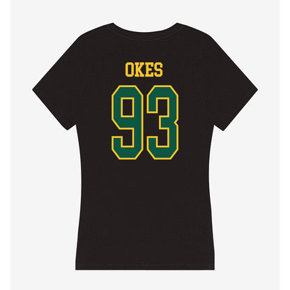 NDSU - NCAA Football : Anthony Okes - Women's V-Neck T-Shirt-1