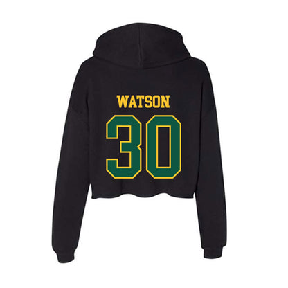 NDSU - NCAA Football : Kelly Watson - Women's Crop Fleece Hoodie-1