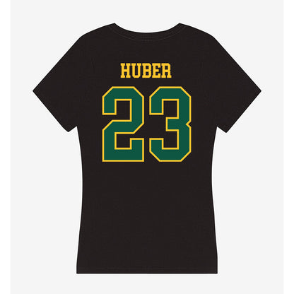 NDSU - NCAA Football : Kegan Huber - Women's V-Neck T-Shirt-1