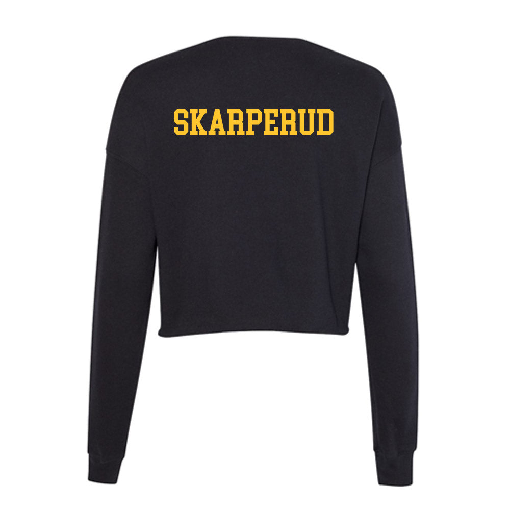 NDSU - NCAA Men's Golf : Jacob Skarperud - Women's Cropped Crew Fleece-1