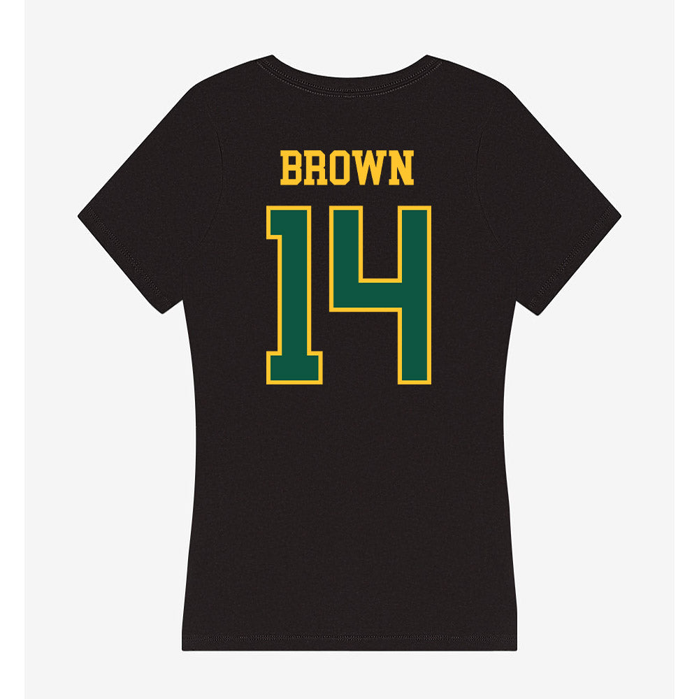 NDSU - NCAA Football : Preston Brown - Women's V-Neck T-Shirt-1