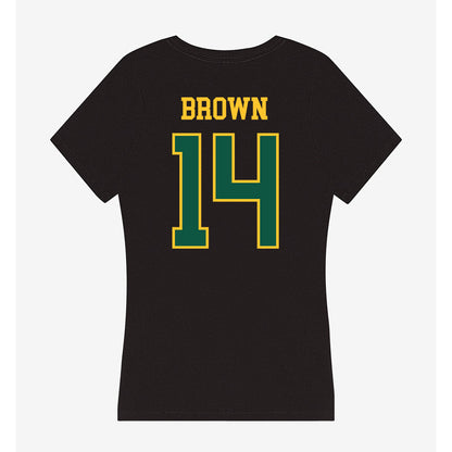 NDSU - NCAA Football : Preston Brown - Women's V-Neck T-Shirt-1
