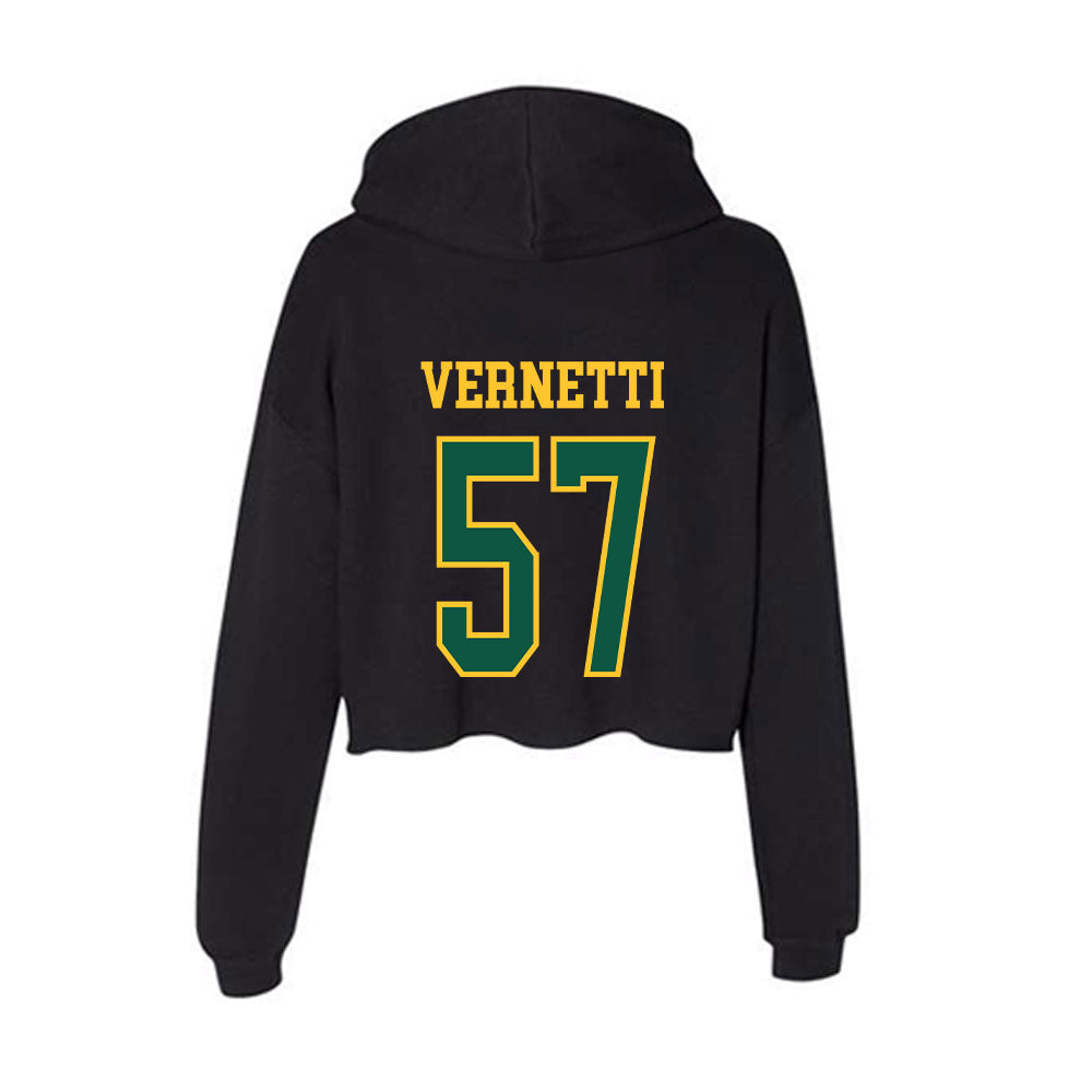 NDSU - NCAA Football : Gabe Vernetti - Classic Shersey Women's Crop Fleece Hooded Sweatshirt-1