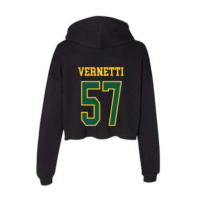 NDSU - NCAA Football : Gabe Vernetti - Classic Shersey Women's Crop Fleece Hooded Sweatshirt-1