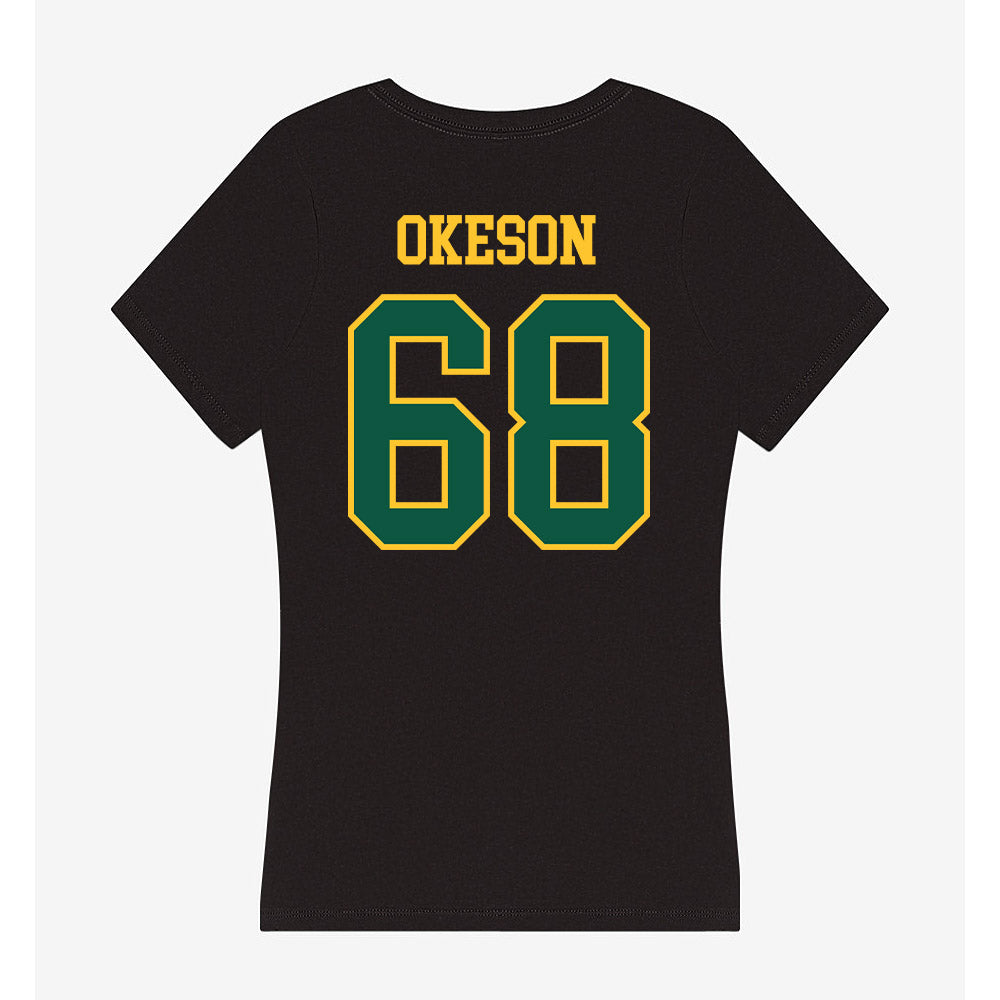 NDSU - NCAA Football : Coy Okeson - Women's V-Neck T-Shirt-1