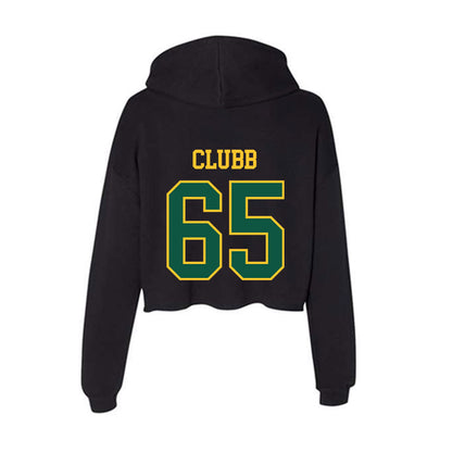 NDSU - NCAA Football : Brody Clubb - Women's Crop Fleece Hoodie-1