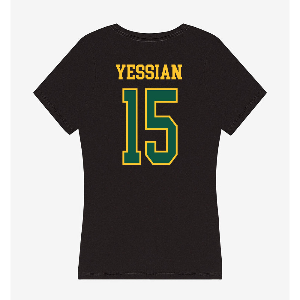 NDSU - NCAA Softball : Jasmyn Yessian - Women's V-Neck T-Shirt-1