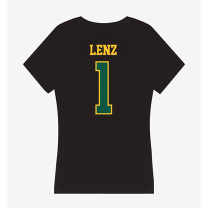 NDSU - NCAA Women's Basketball : Molly Lenz - Women's V-Neck T-Shirt-1