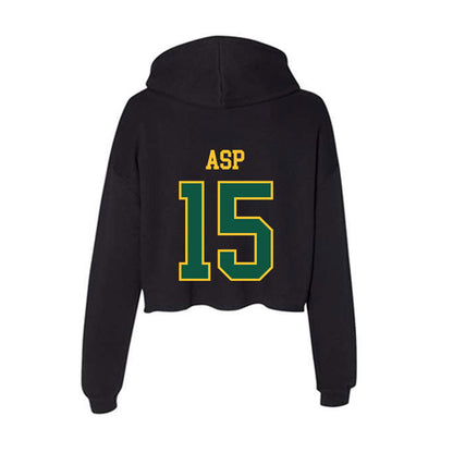 NDSU - NCAA Women's Basketball : Karrington Asp - Women's Crop Fleece Hoodie-1