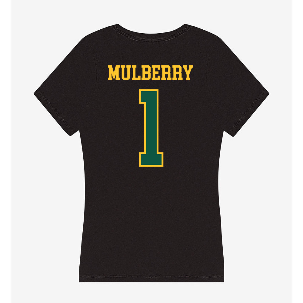 NDSU - NCAA Women's Soccer : Payton Mulberry - Women's V-Neck T-Shirt-1
