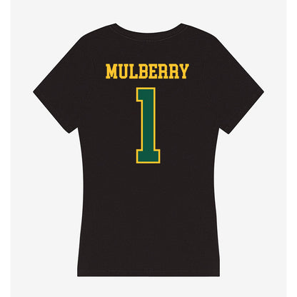 NDSU - NCAA Women's Soccer : Payton Mulberry - Women's V-Neck T-Shirt-1