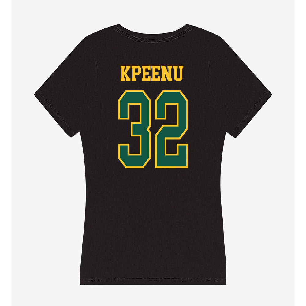 NDSU - NCAA Football : Barry Kpeenu - Women's V-Neck T-Shirt-1