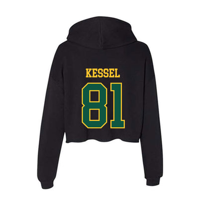 NDSU - NCAA Football : Reis Kessel - Women's Crop Fleece Hoodie-1