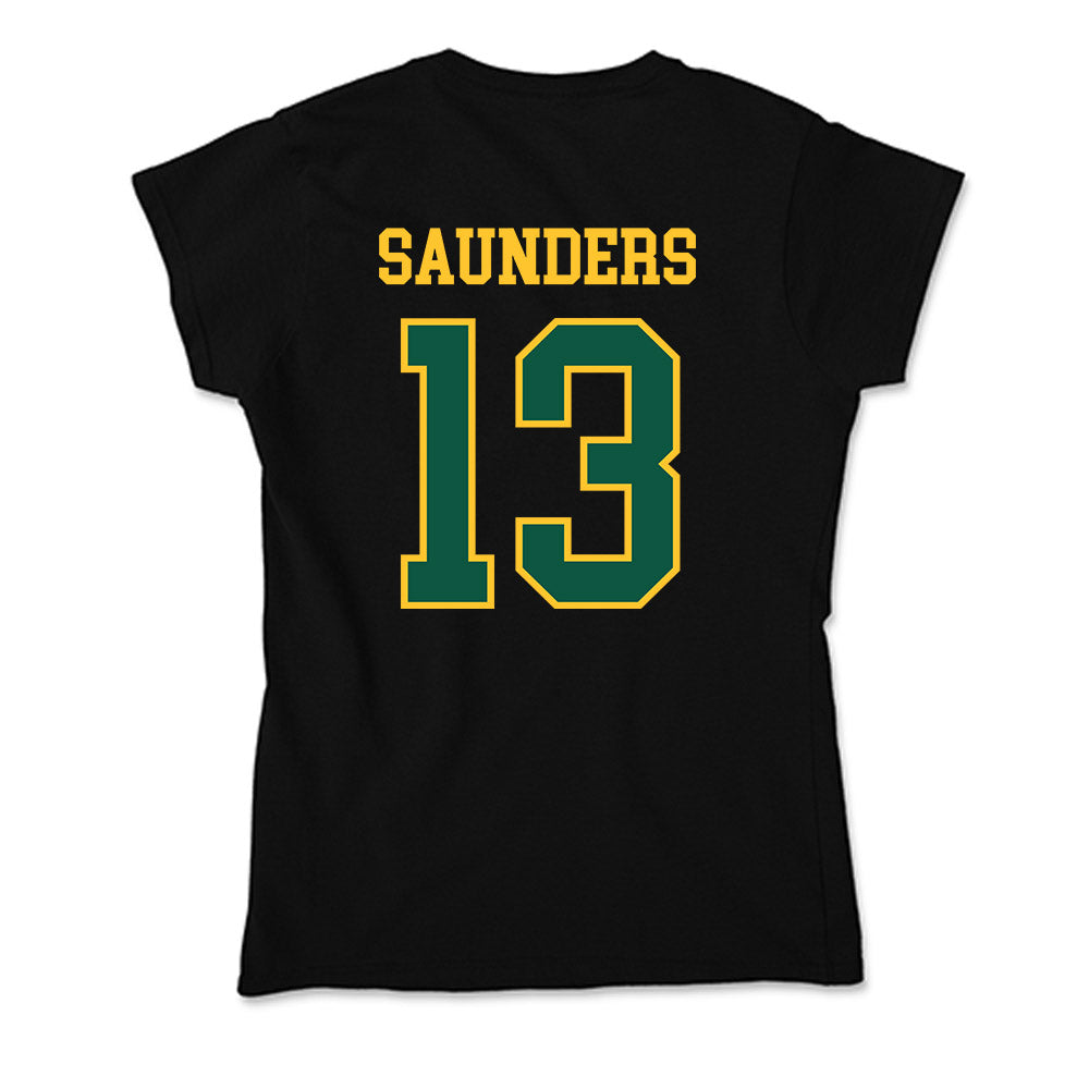 NDSU - NCAA Men's Basketball : Riley Saunders - Soft Style Women’s T-Shirt-1