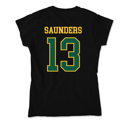 NDSU - NCAA Men's Basketball : Riley Saunders - Soft Style Women’s T-Shirt-1