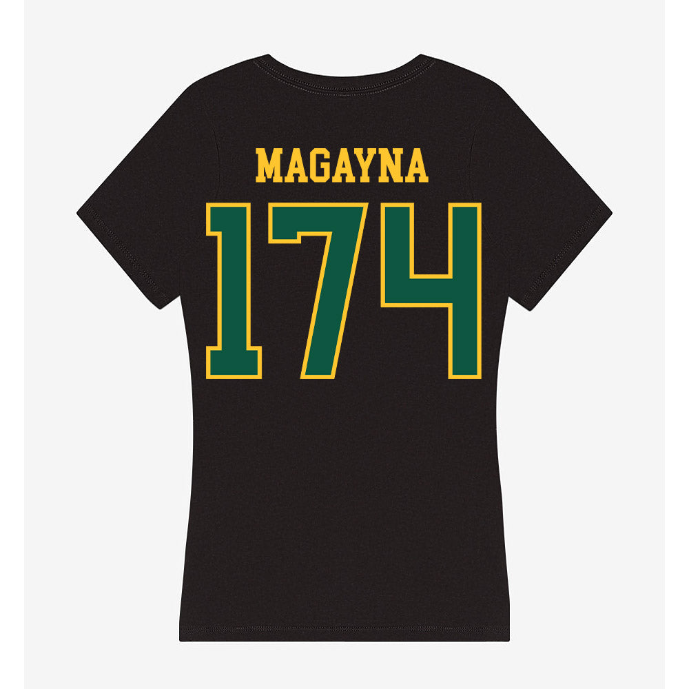 NDSU - NCAA Wrestling : Max Magayna - Women's V-Neck T-Shirt-1
