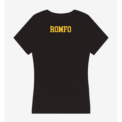 NDSU - NCAA Women's Track & Field : Meredith Romfo - Women's V-Neck T-Shirt-1