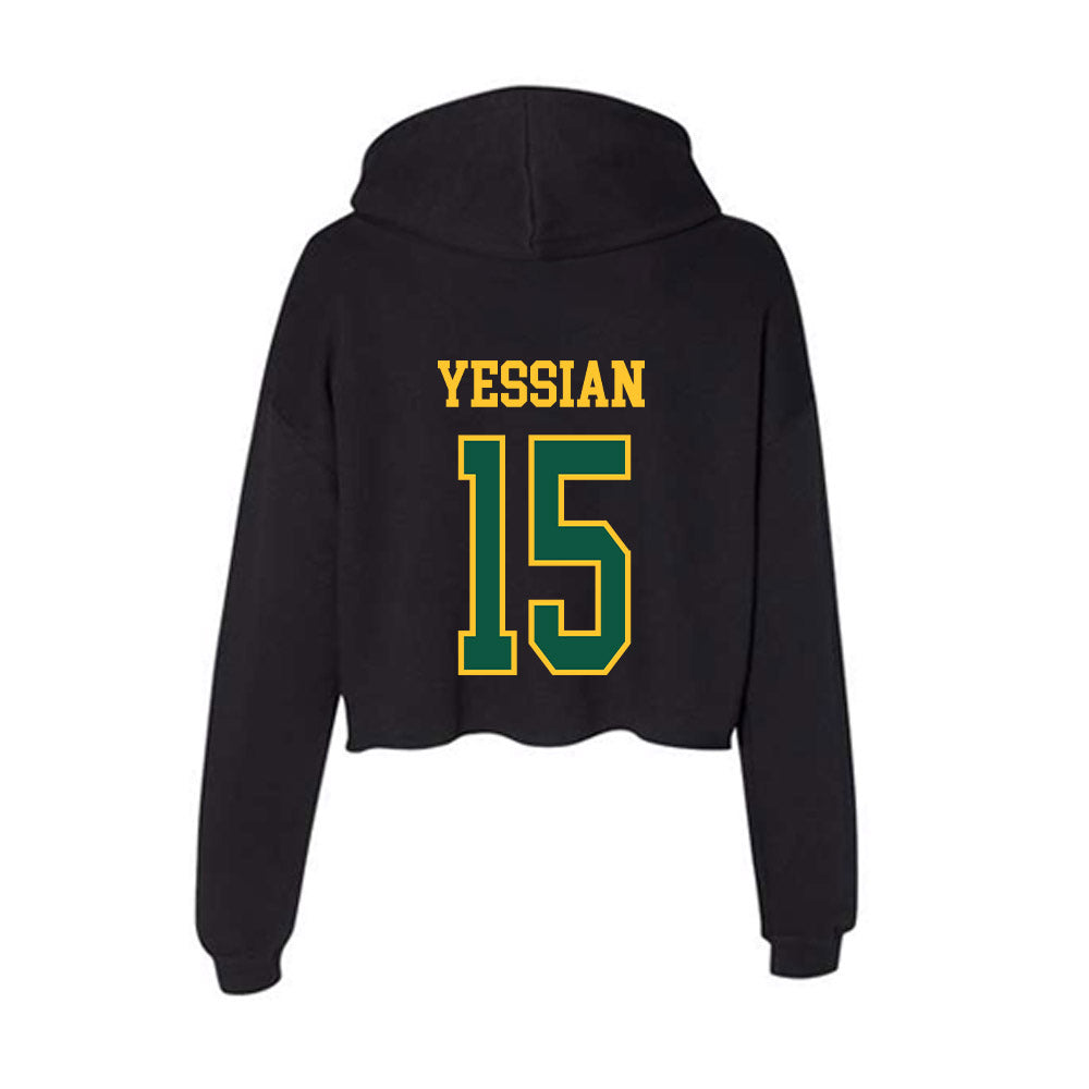 NDSU - NCAA Softball : Jasmyn Yessian - Women's Crop Fleece Hoodie-1