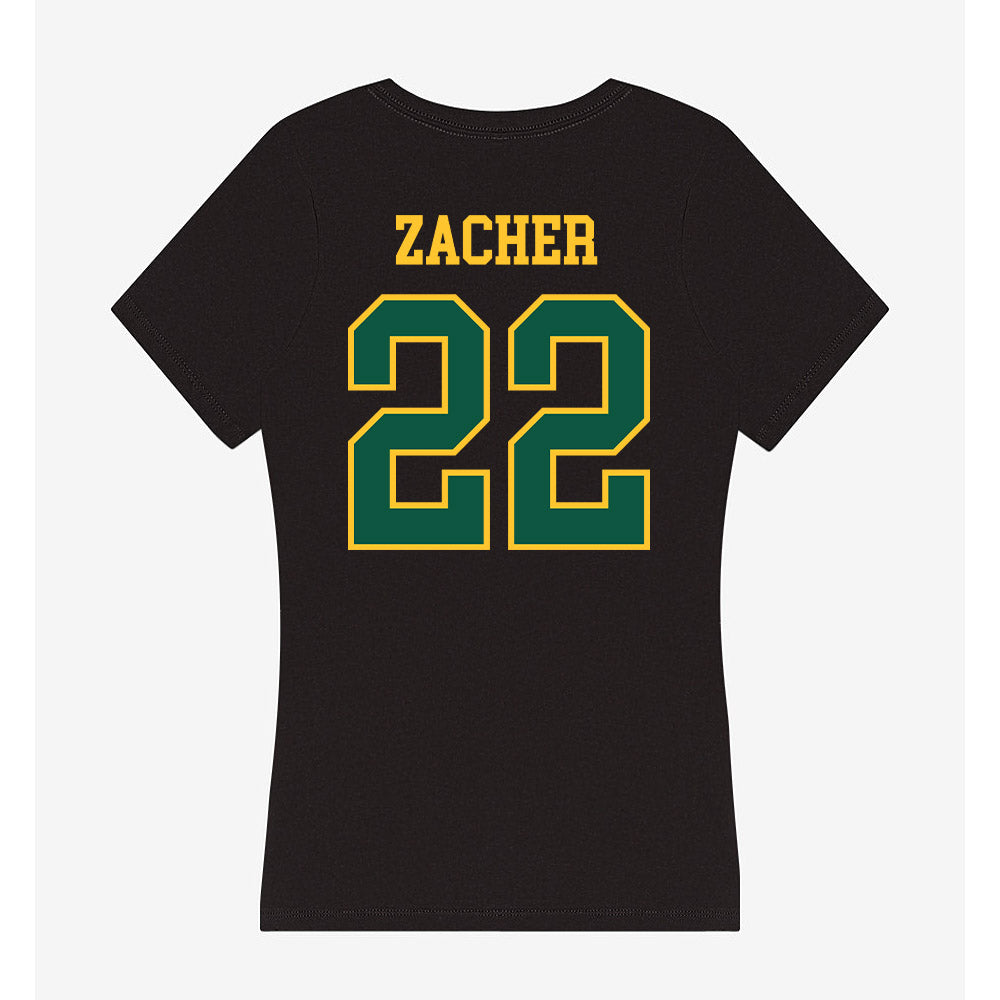 NDSU - NCAA Women's Soccer : Tyreese Zacher - Women's V-Neck T-Shirt-1