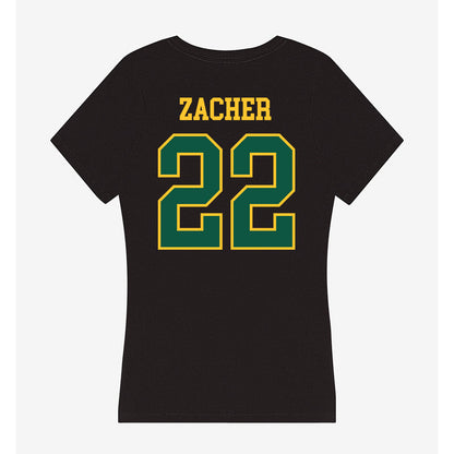 NDSU - NCAA Women's Soccer : Tyreese Zacher - Women's V-Neck T-Shirt-1