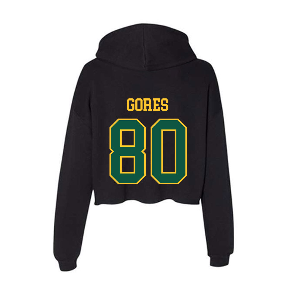 NDSU - NCAA Football : John Gores - Women's Crop Fleece Hoodie-1