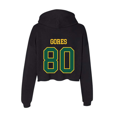 NDSU - NCAA Football : John Gores - Women's Crop Fleece Hoodie-1