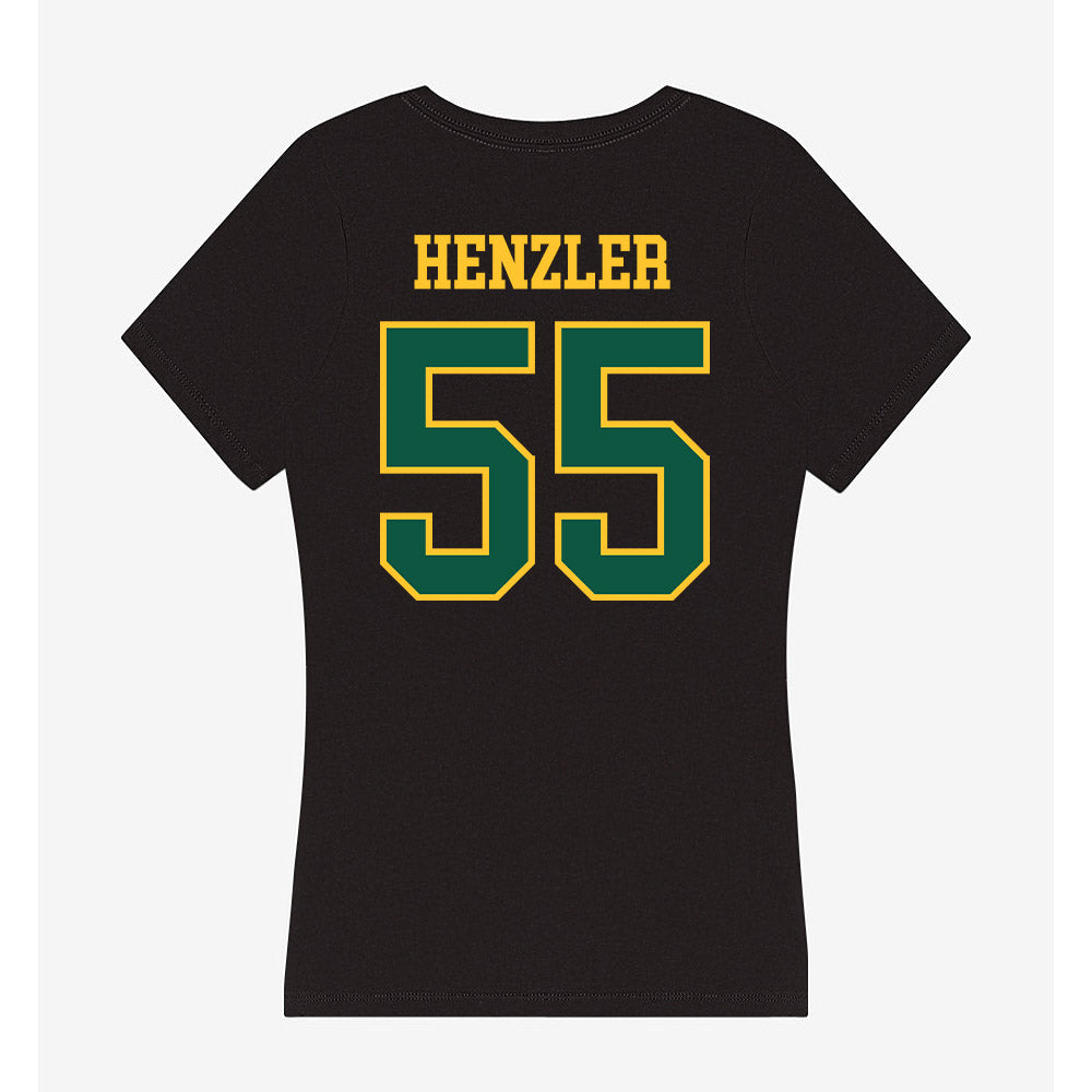 NDSU - NCAA Softball : Savannah Henzler - Women's V-Neck T-Shirt-1