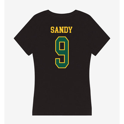 NDSU - NCAA Baseball : Landon Sandy - Women's V-Neck T-Shirt-1