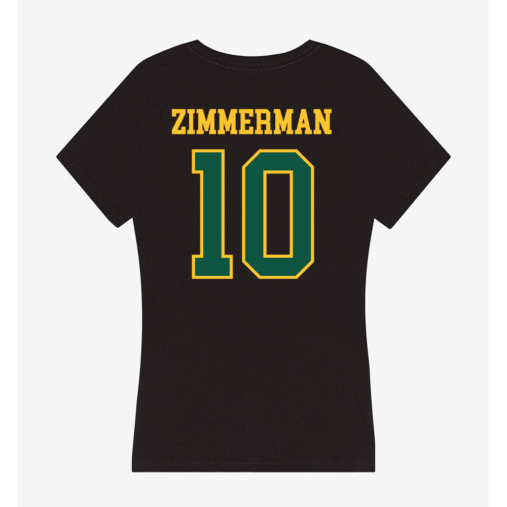 NDSU - NCAA Softball : Morgan Zimmerman - Women's V-Neck T-Shirt-1