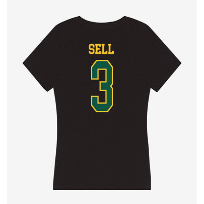 NDSU - NCAA Football : Gavin Sell - Women's V-Neck T-Shirt-1