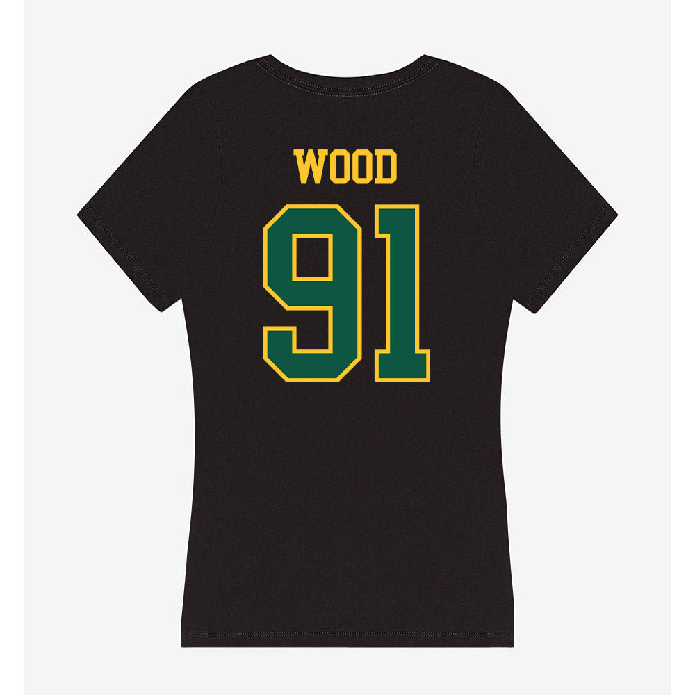 NDSU - NCAA Football : Ethan Wood - Women's V-Neck T-Shirt-1