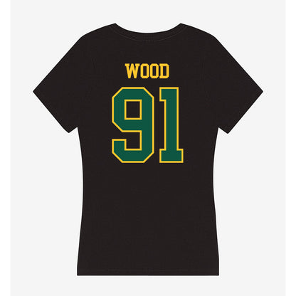 NDSU - NCAA Football : Ethan Wood - Women's V-Neck T-Shirt-1