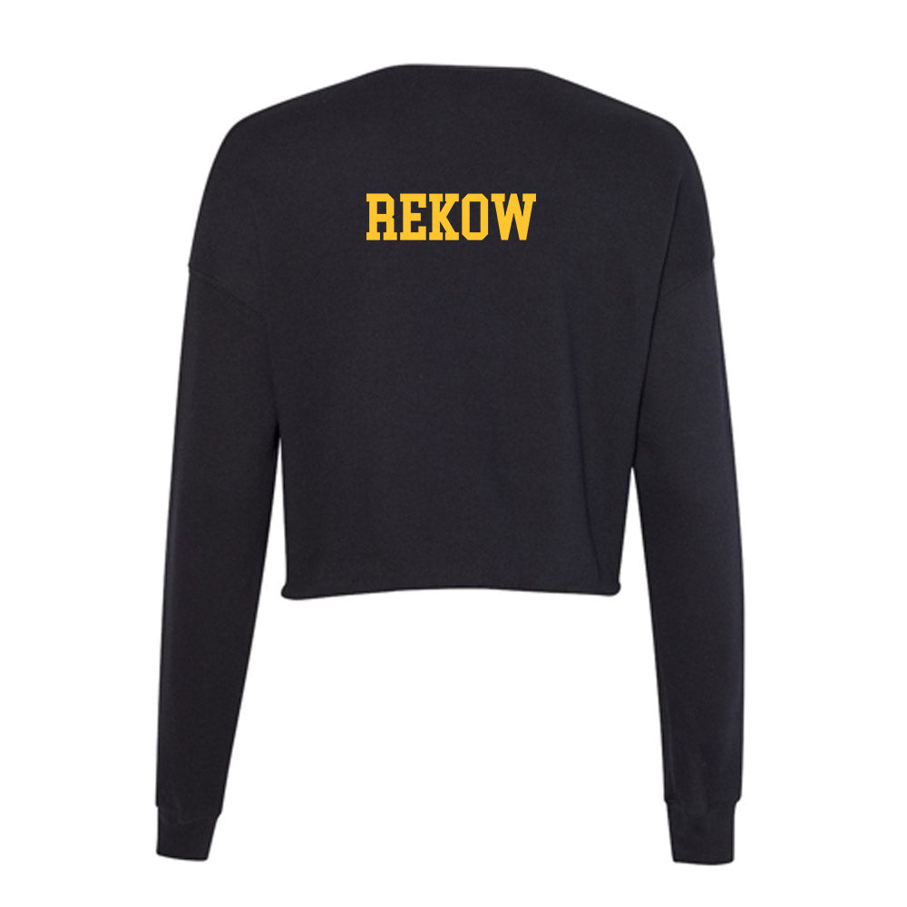 NDSU - NCAA Men's Track & Field : Carl Rekow - Women's Cropped Crew Fleece-1