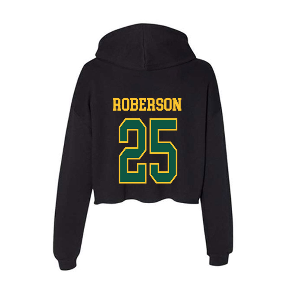NDSU - NCAA Women's Soccer : Leighton Roberson - Women's Crop Fleece Hoodie-1