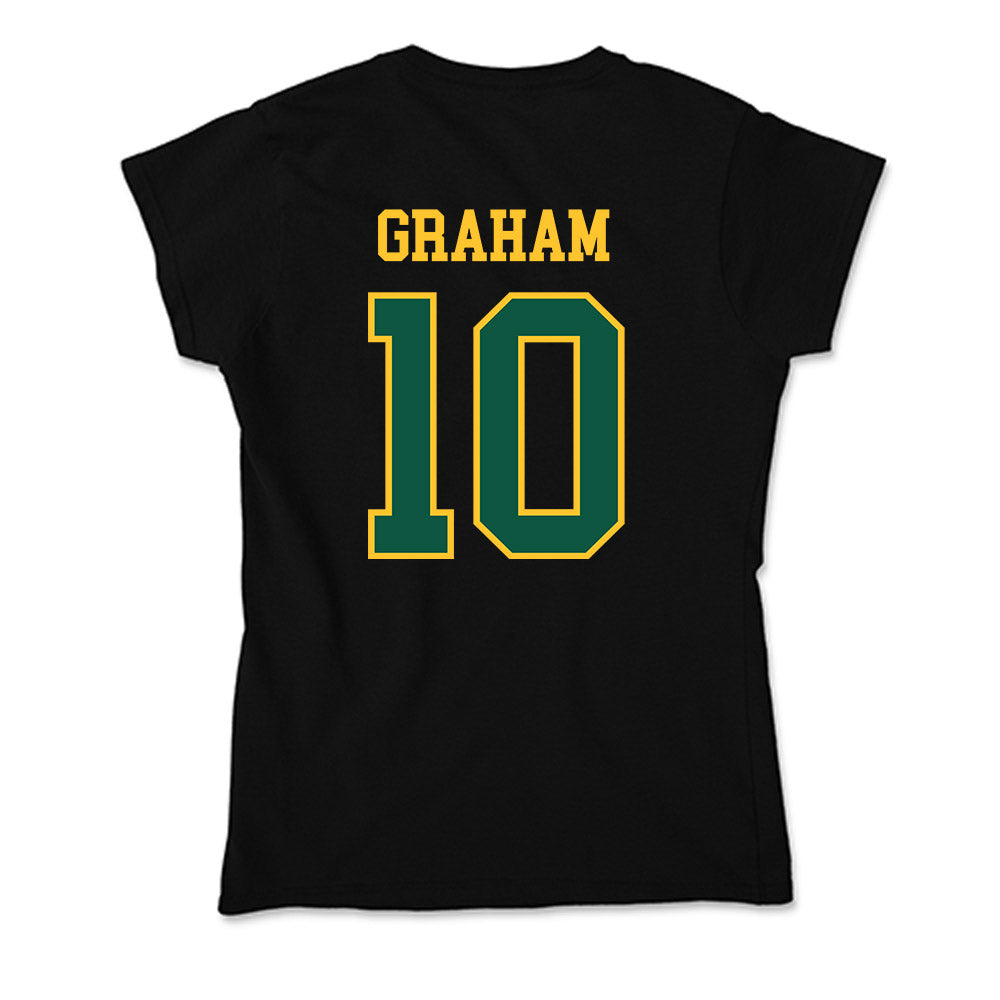 NDSU - NCAA Women's Basketball : Abby Graham - Soft Style Women’s T-Shirt-1