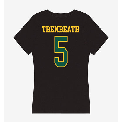 NDSU - NCAA Women's Basketball : Liza Trenbeath - Classic Shersey Women's V-Neck T-Shirt-1