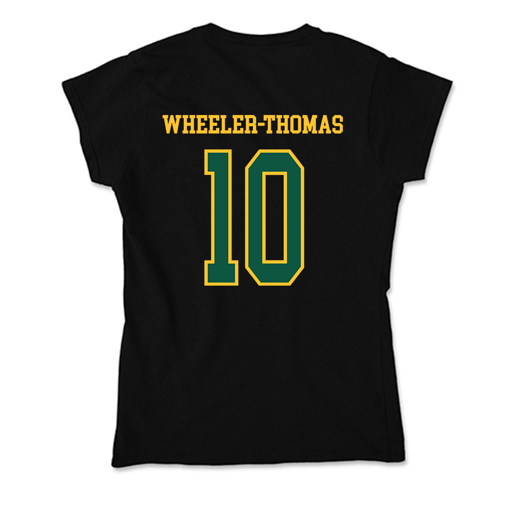 NDSU - NCAA Men's Basketball : Damari Wheeler-Thomas - Soft Style Women’s T-Shirt-1