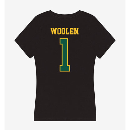 NDSU - NCAA Football : Donovan Woolen - Women's V-Neck T-Shirt-1