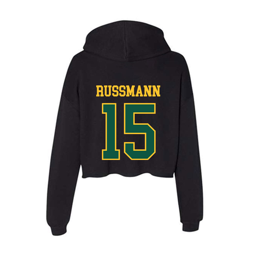 NDSU - NCAA Women's Soccer : Morgan Russmann - Women's Crop Fleece Hoodie-1