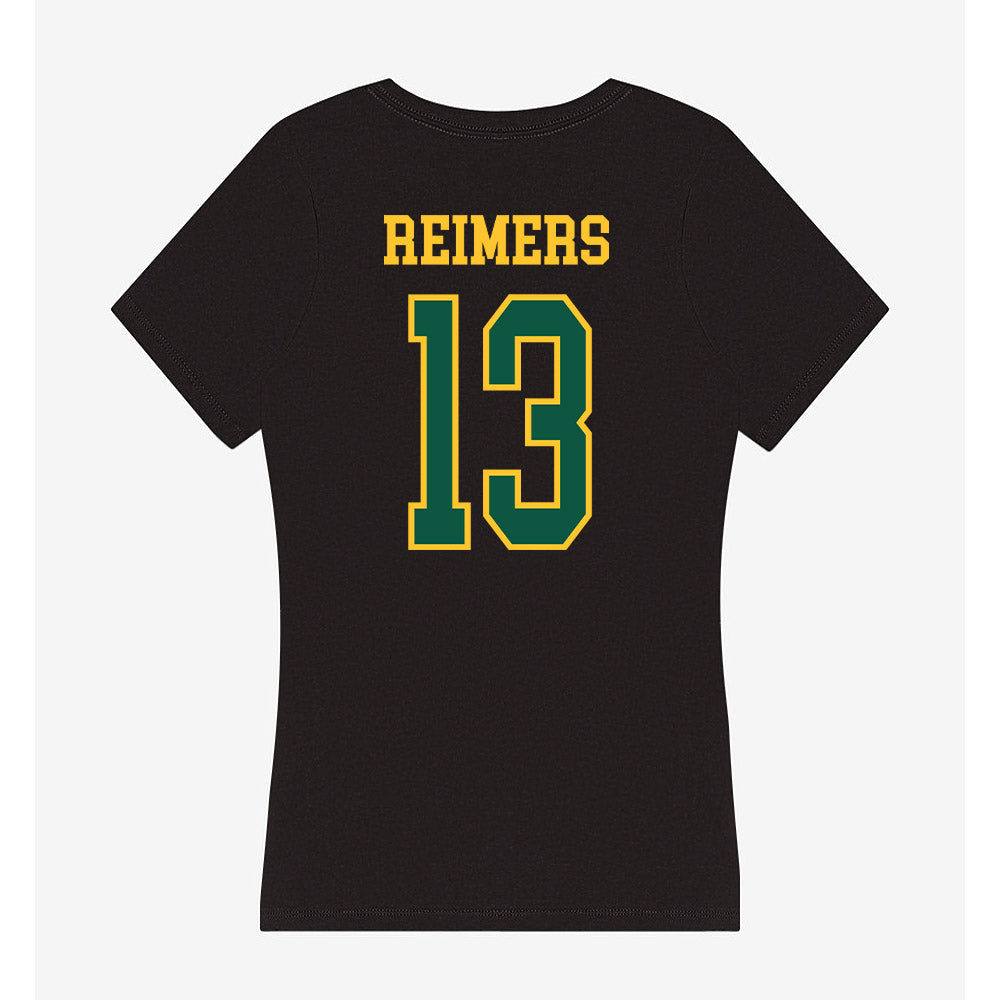 NDSU - NCAA Baseball : Easton Reimers - Women's V-Neck T-Shirt-1