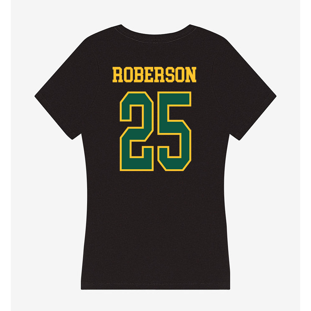 NDSU - NCAA Women's Soccer : Leighton Roberson - Women's V-Neck T-Shirt-1