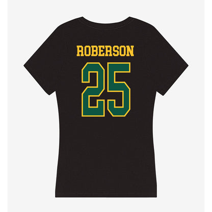 NDSU - NCAA Women's Soccer : Leighton Roberson - Women's V-Neck T-Shirt-1