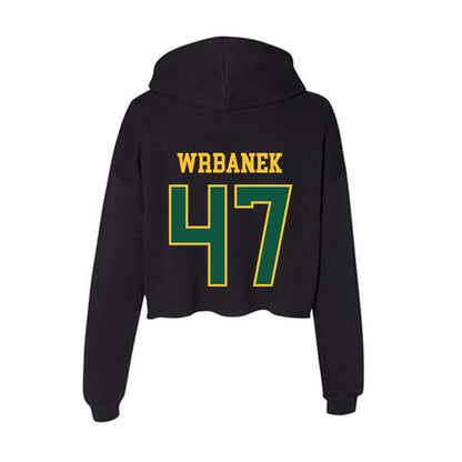 NDSU - NCAA Football : Jacob Wrbanek - Women's Crop Fleece Hoodie-1