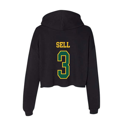 NDSU - NCAA Football : Gavin Sell - Women's Crop Fleece Hoodie-1