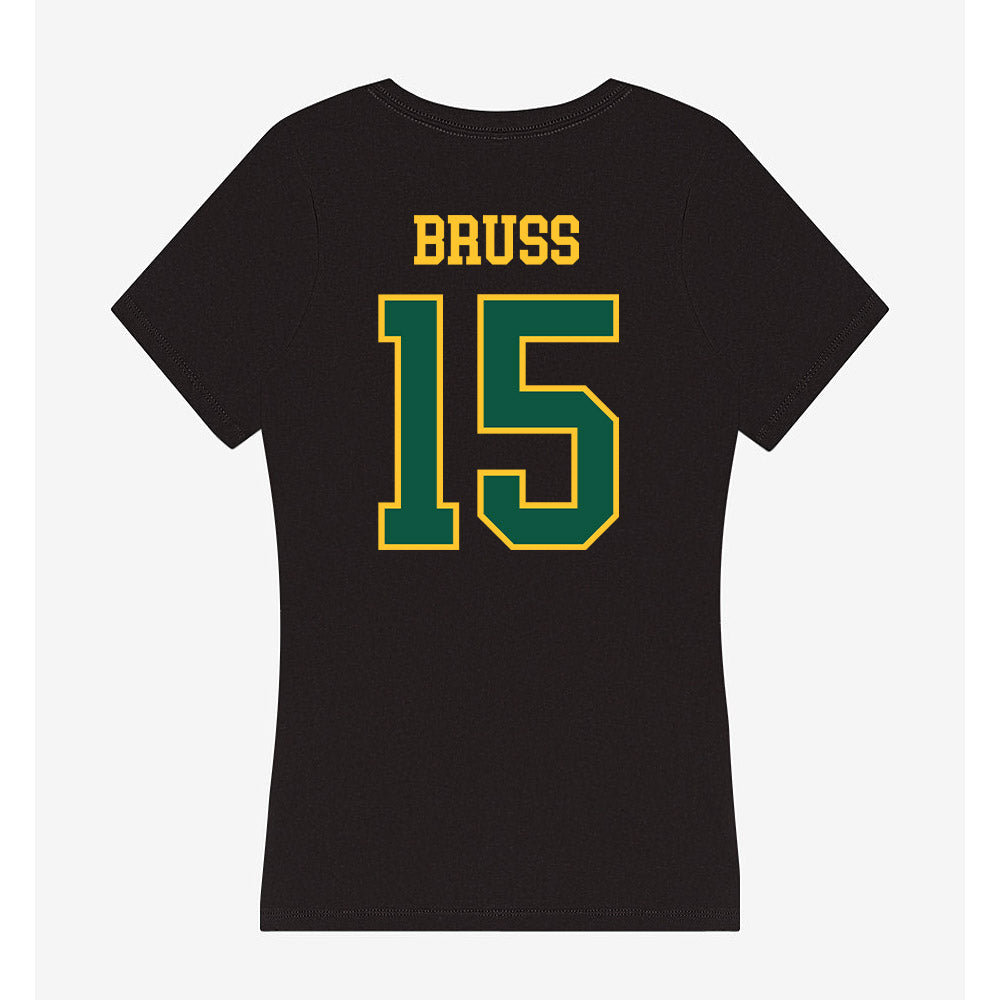 NDSU - NCAA Women's Volleyball : Emily Bruss - Women's V-Neck T-Shirt-1