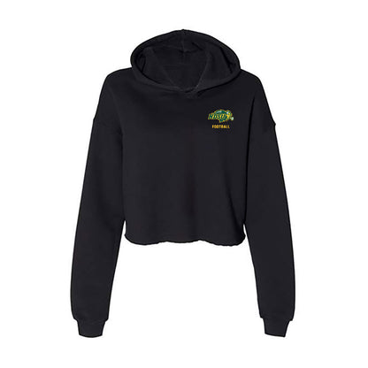 NDSU - NCAA Football : Charles Ross - Women's Crop Fleece Hoodie-0